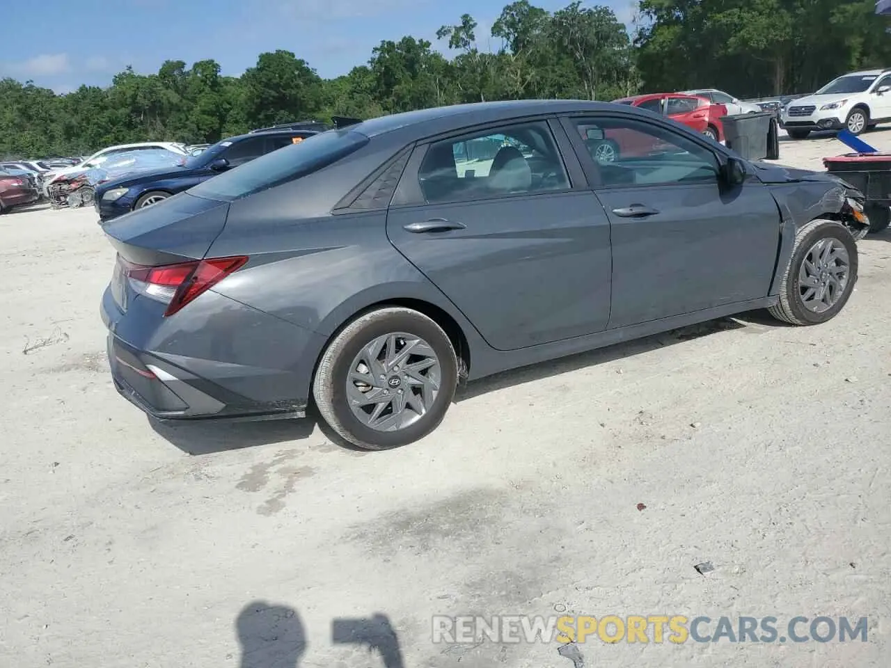 3 Photograph of a damaged car KMHLM4DG2RU747701 HYUNDAI ELANTRA 2024