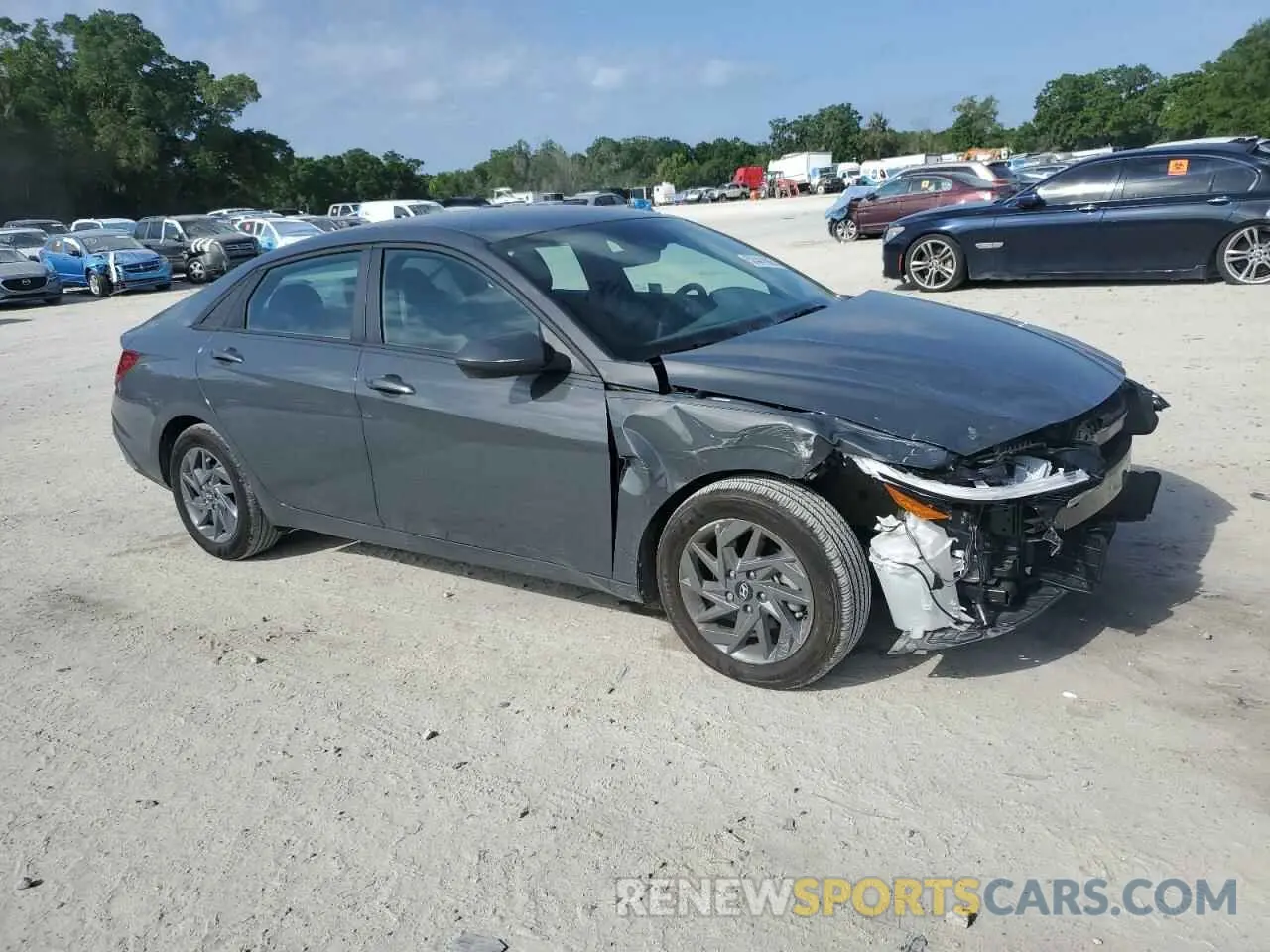 4 Photograph of a damaged car KMHLM4DG2RU747701 HYUNDAI ELANTRA 2024