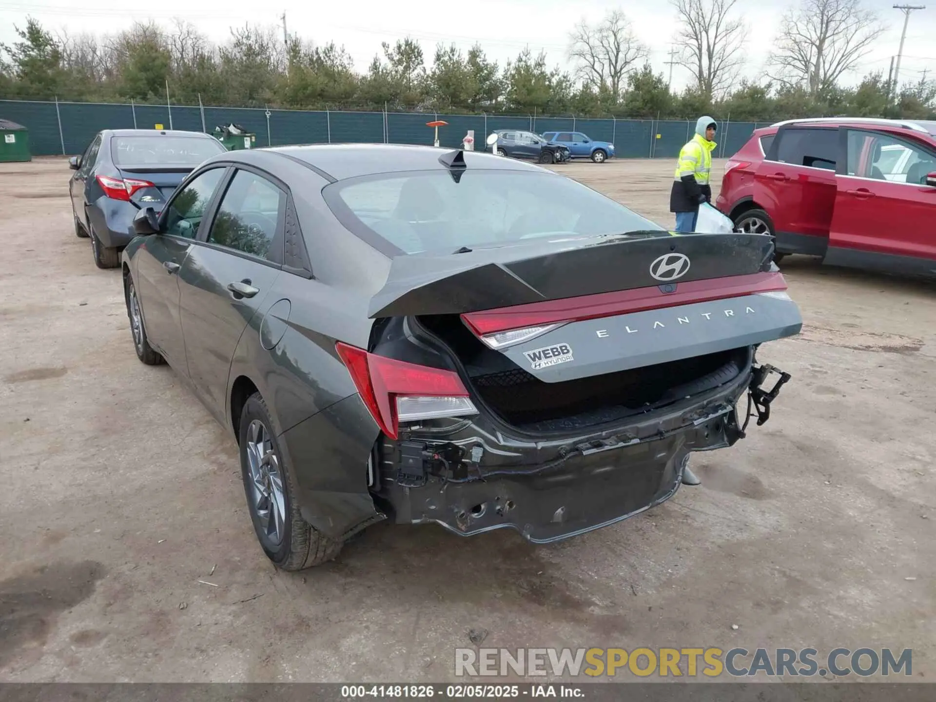 3 Photograph of a damaged car KMHLM4DG2RU757919 HYUNDAI ELANTRA 2024