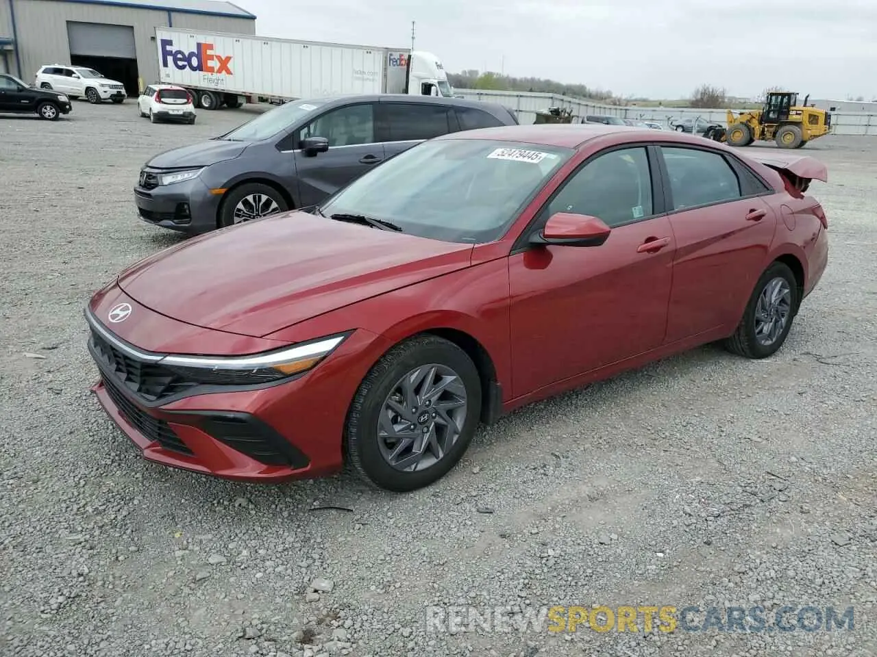 1 Photograph of a damaged car KMHLM4DG2RU759461 HYUNDAI ELANTRA 2024