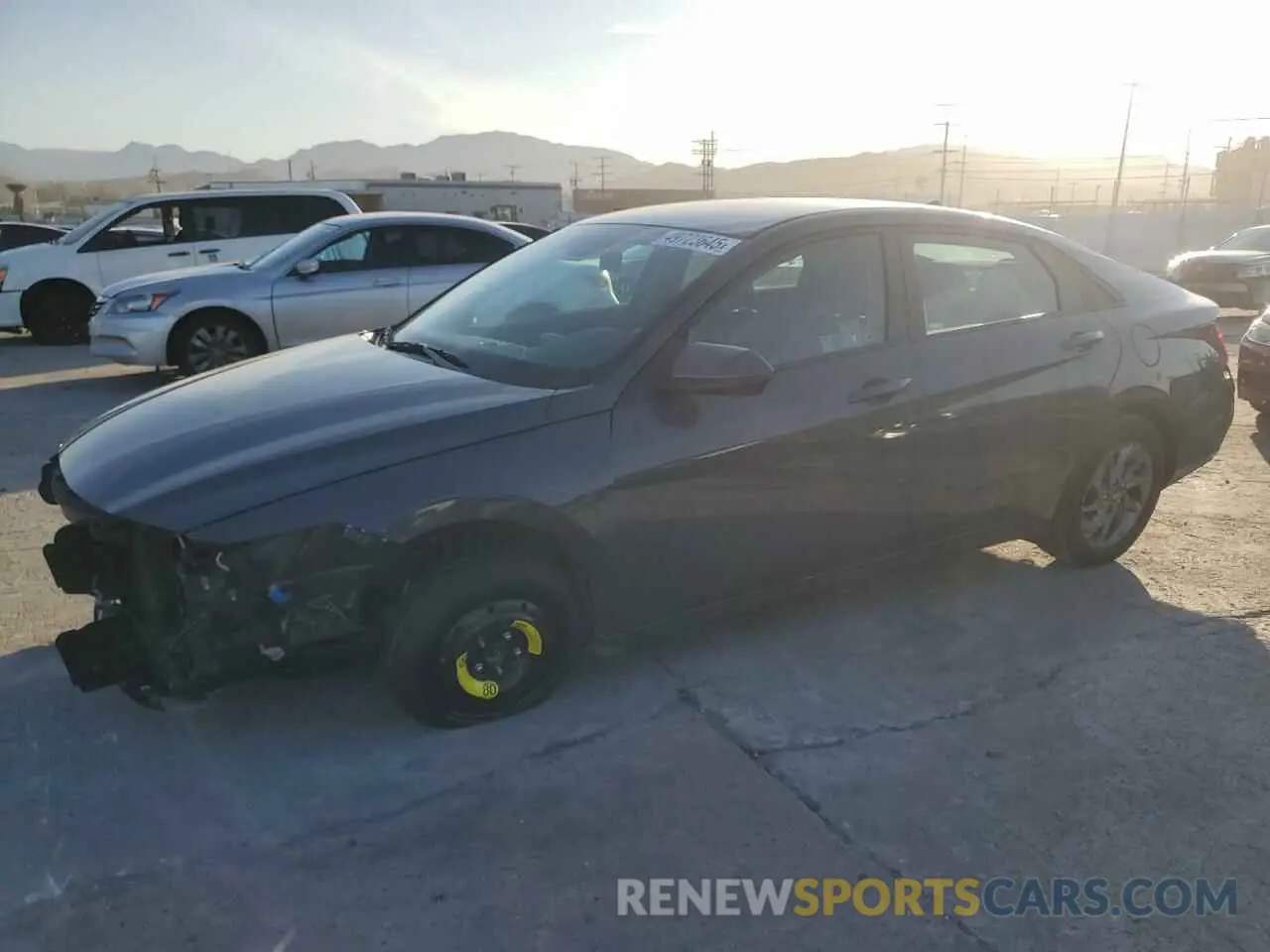 1 Photograph of a damaged car KMHLM4DG2RU763168 HYUNDAI ELANTRA 2024