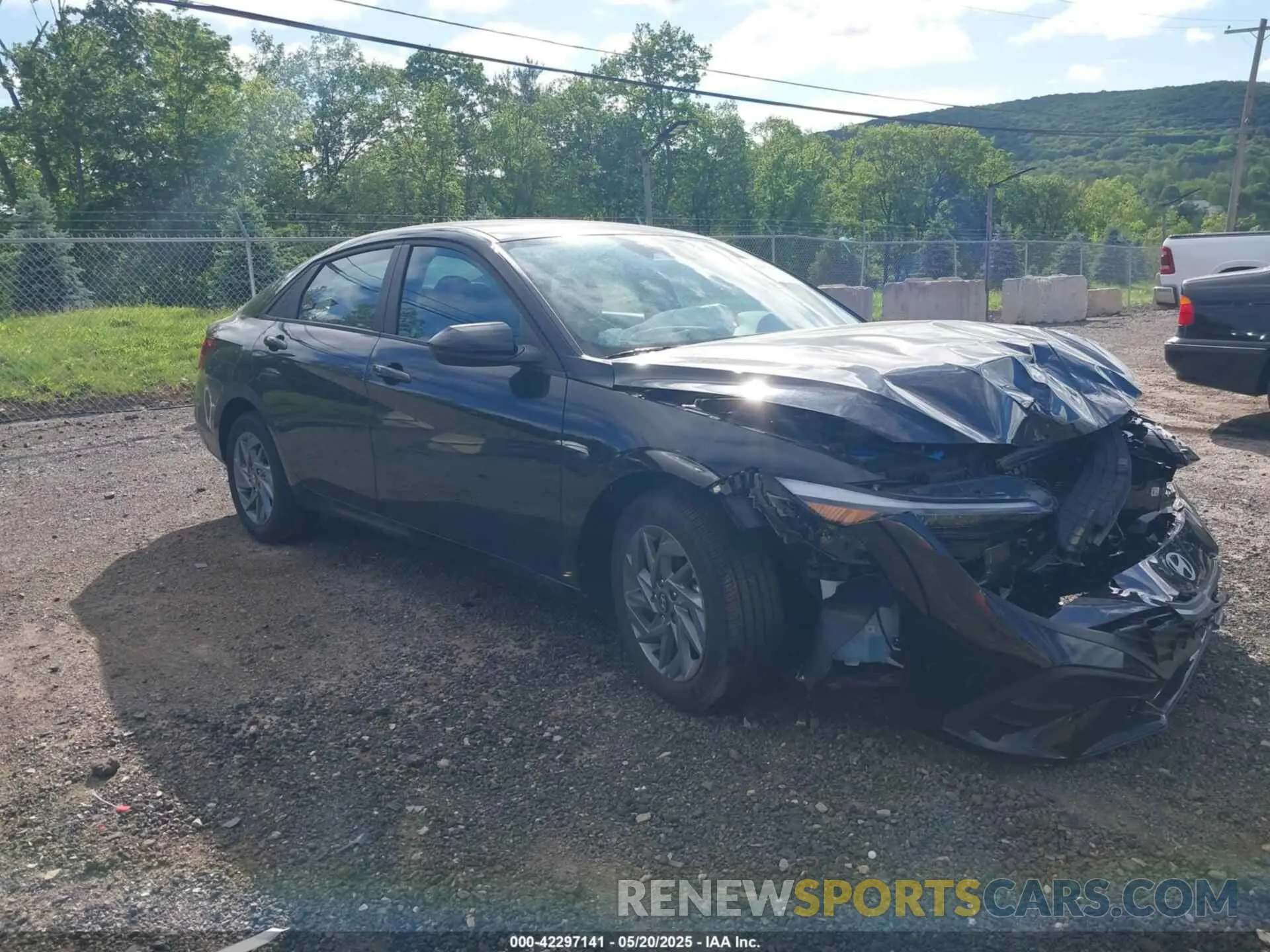 1 Photograph of a damaged car KMHLM4DG2RU781878 HYUNDAI ELANTRA 2024