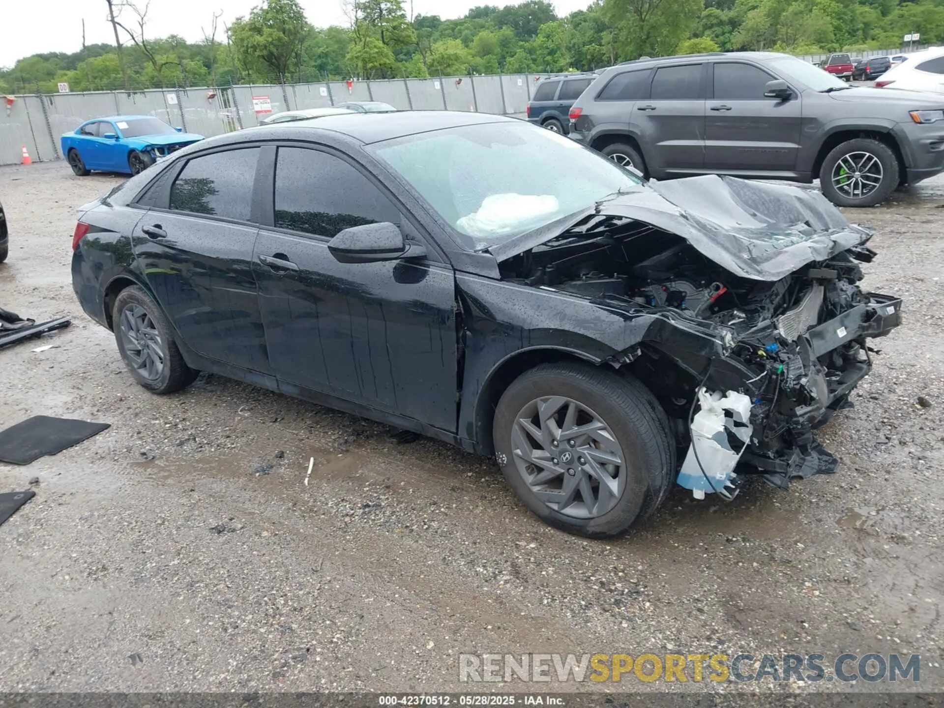 1 Photograph of a damaged car KMHLM4DG2RU783193 HYUNDAI ELANTRA 2024
