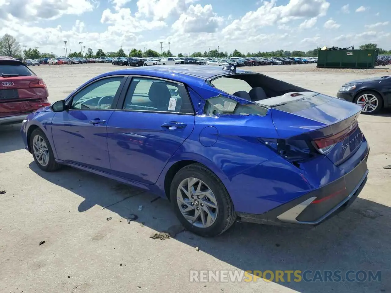 2 Photograph of a damaged car KMHLM4DG2RU811090 HYUNDAI ELANTRA 2024