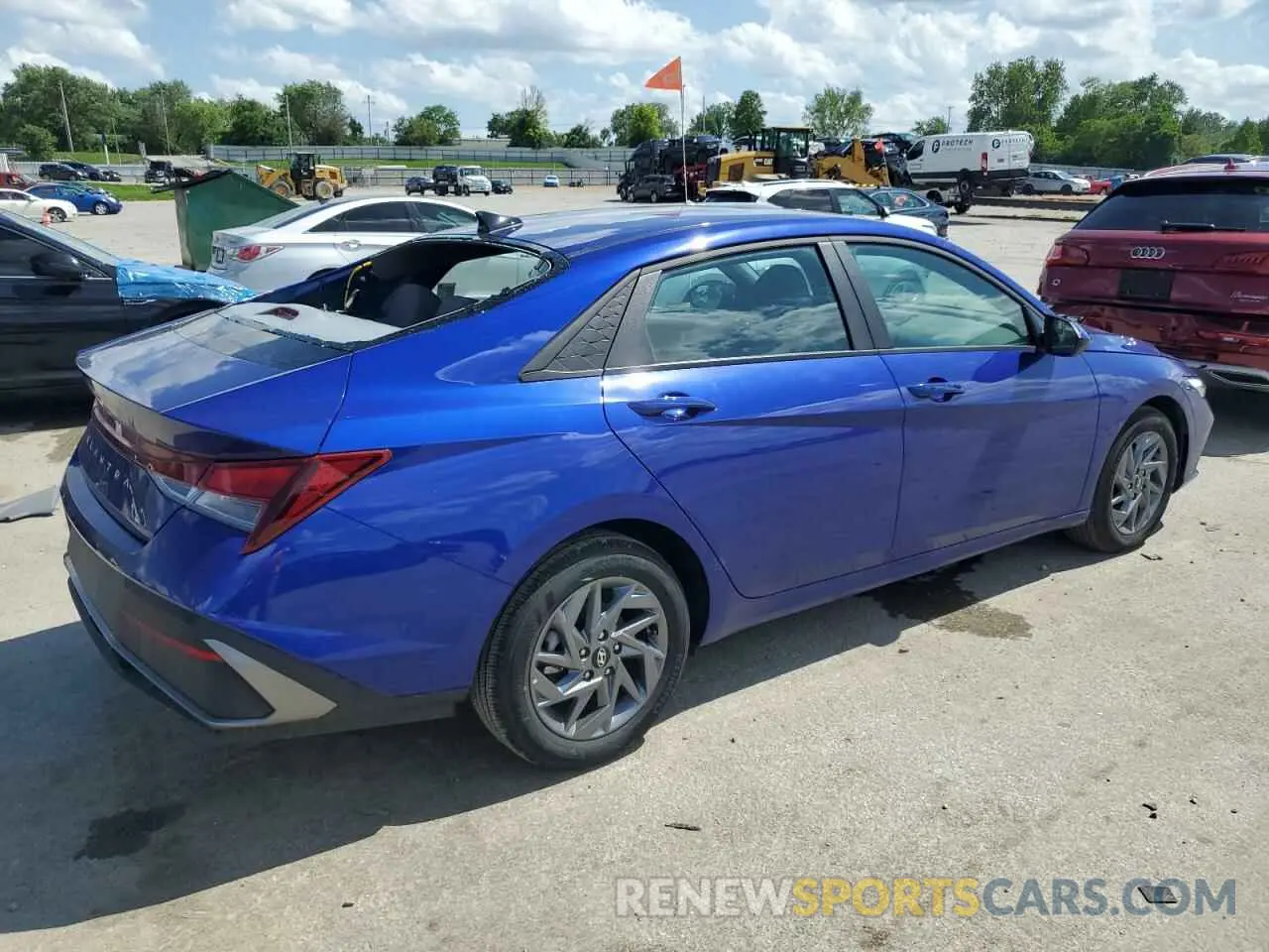 3 Photograph of a damaged car KMHLM4DG2RU811090 HYUNDAI ELANTRA 2024