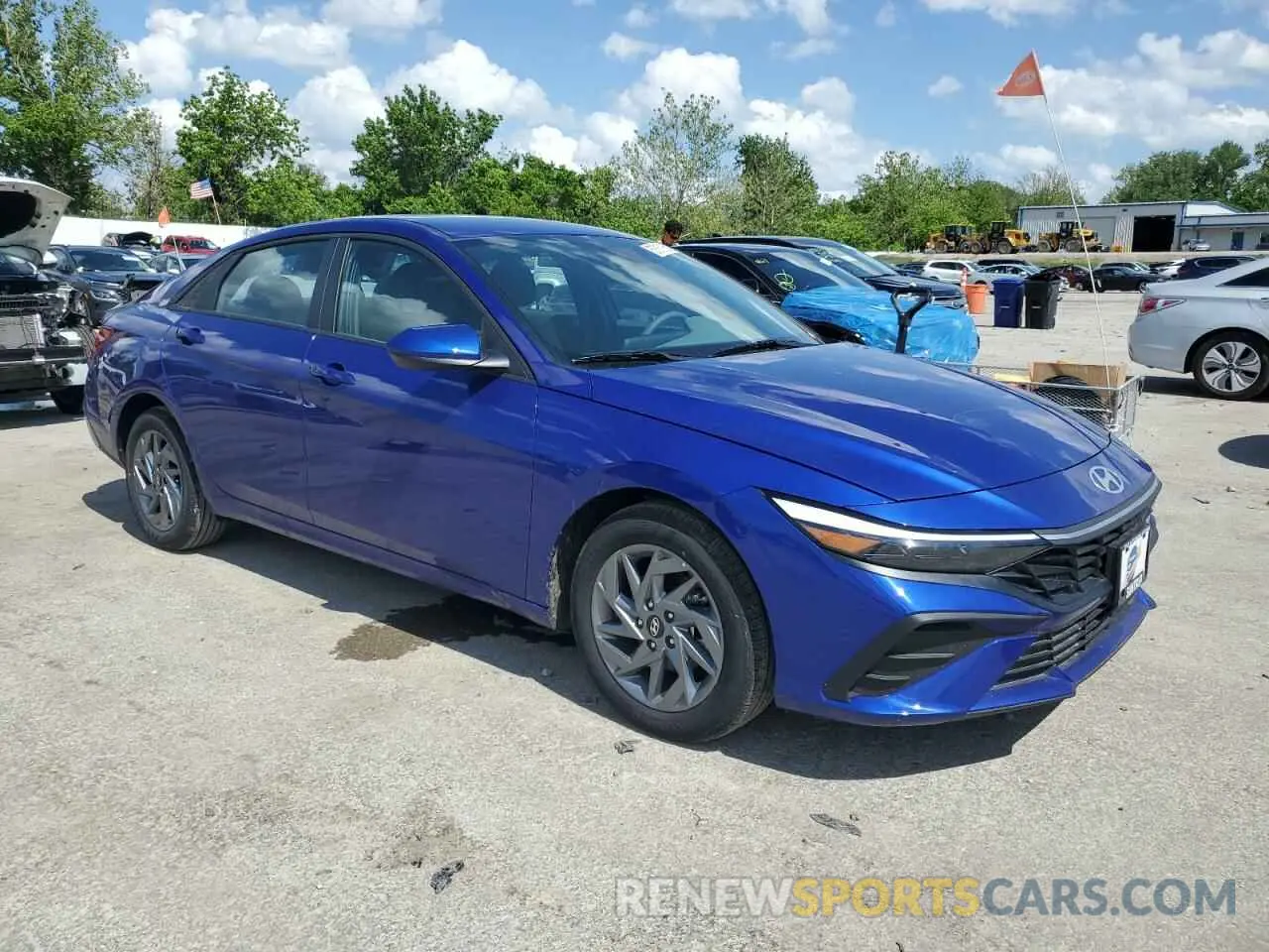 4 Photograph of a damaged car KMHLM4DG2RU811090 HYUNDAI ELANTRA 2024