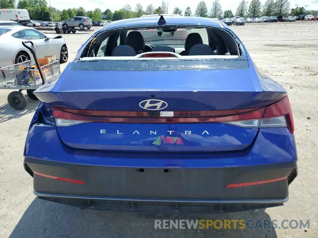6 Photograph of a damaged car KMHLM4DG2RU811090 HYUNDAI ELANTRA 2024