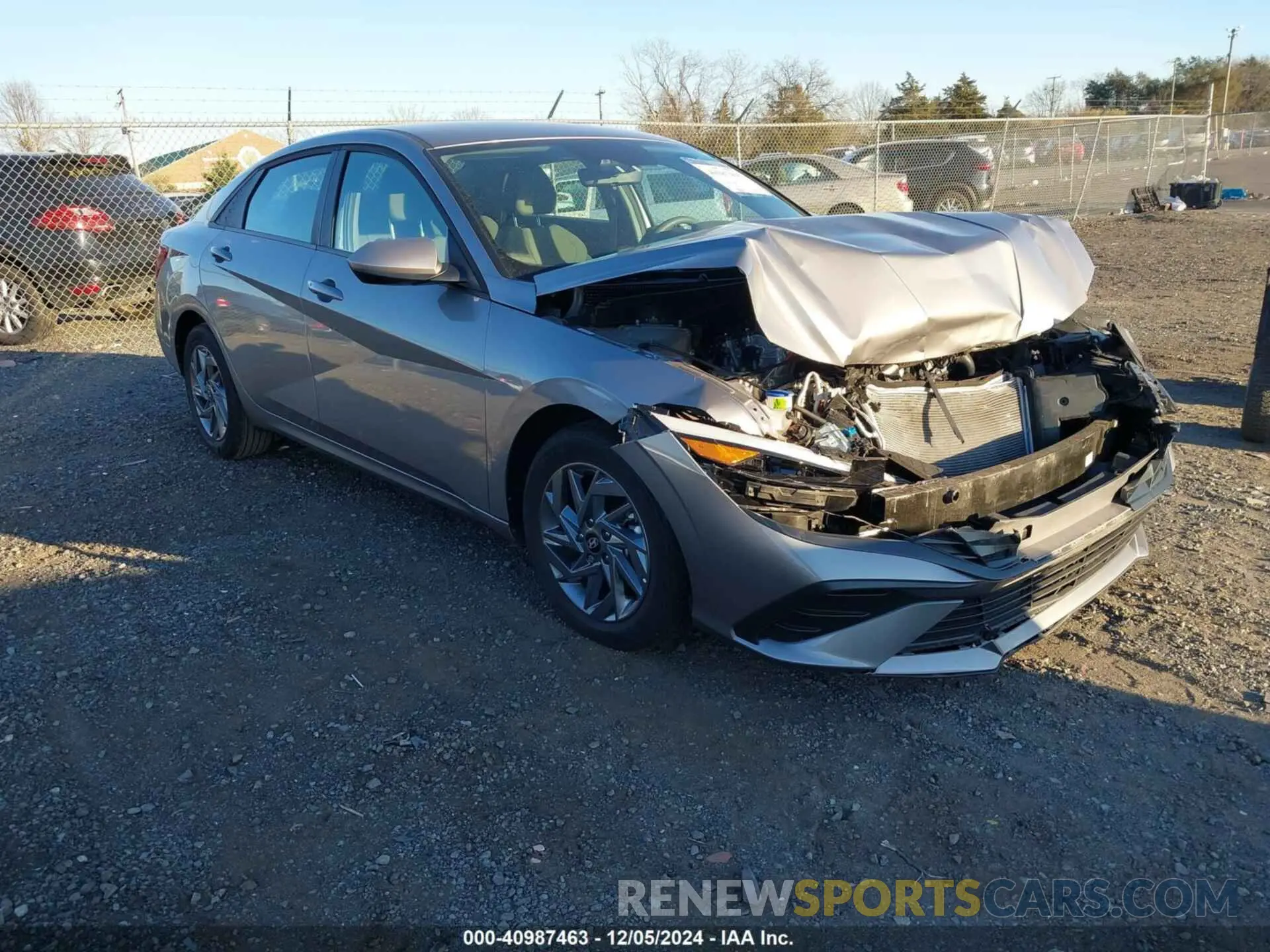 1 Photograph of a damaged car KMHLM4DG2RU846115 HYUNDAI ELANTRA 2024