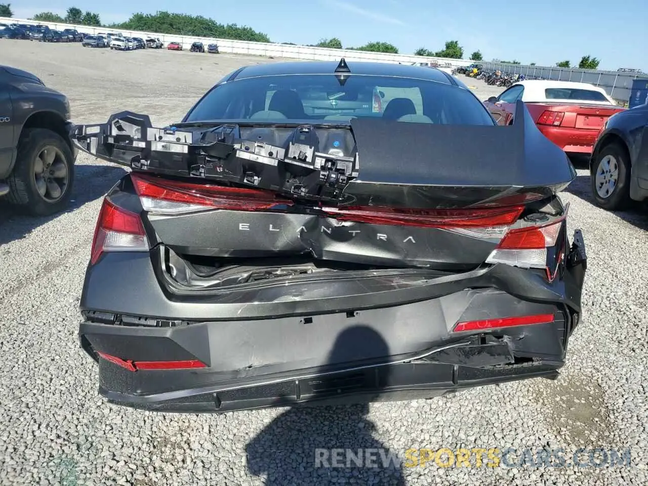 6 Photograph of a damaged car KMHLM4DG3RU647901 HYUNDAI ELANTRA 2024