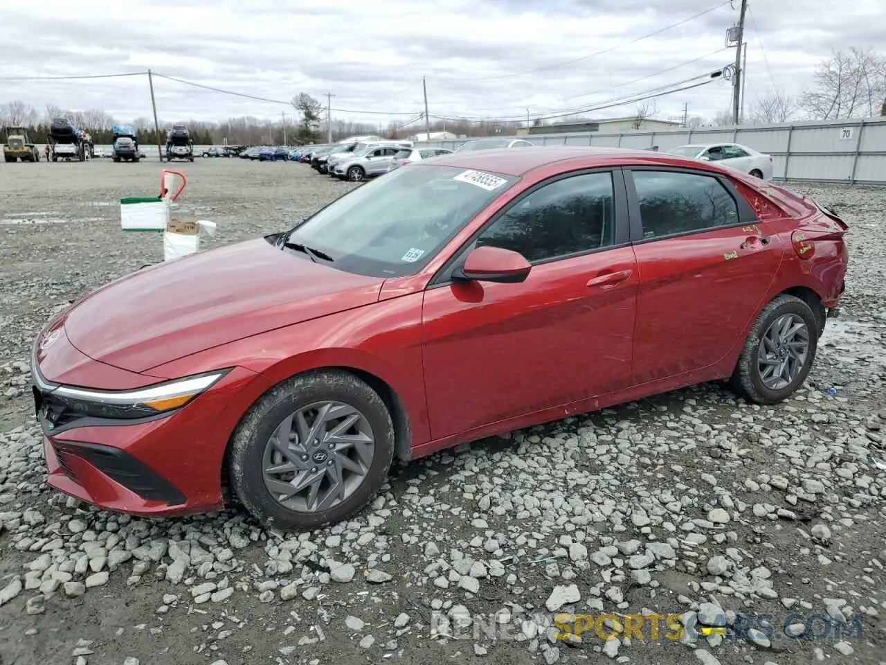 1 Photograph of a damaged car KMHLM4DG3RU653486 HYUNDAI ELANTRA 2024