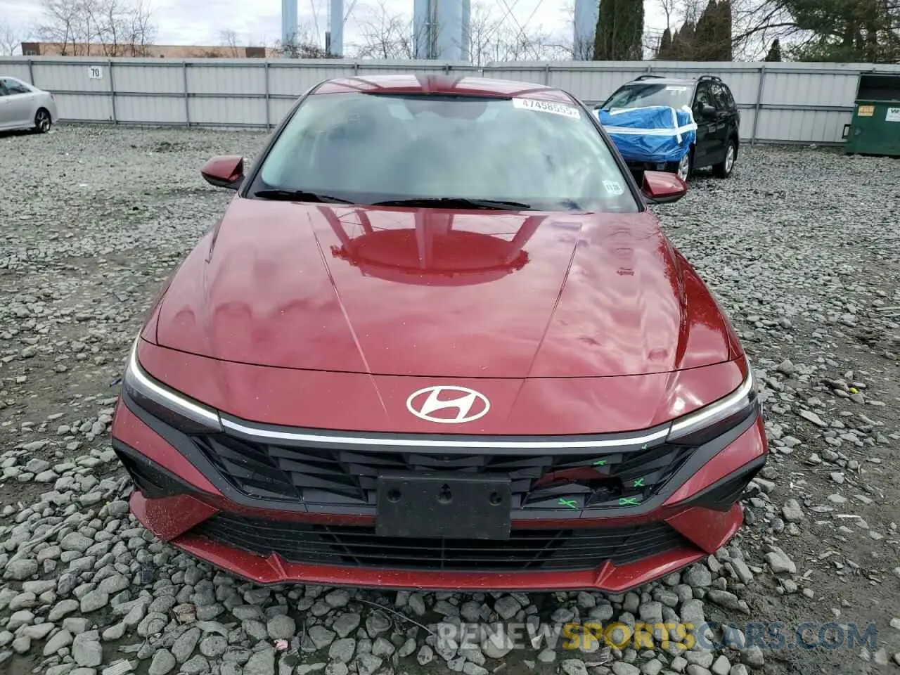 5 Photograph of a damaged car KMHLM4DG3RU653486 HYUNDAI ELANTRA 2024