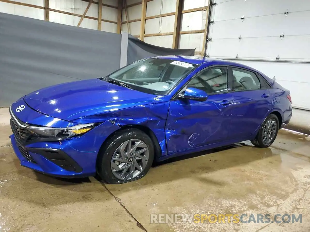1 Photograph of a damaged car KMHLM4DG3RU662088 HYUNDAI ELANTRA 2024