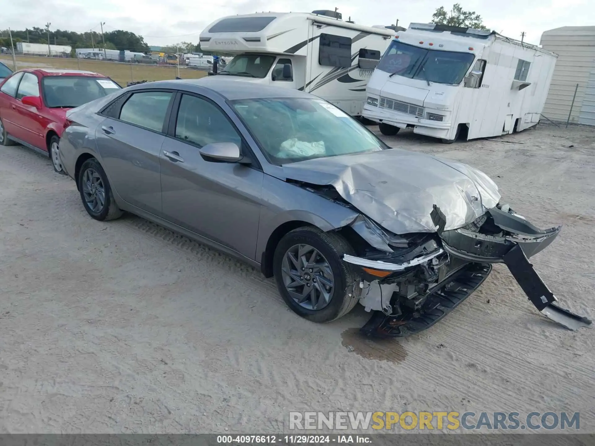 1 Photograph of a damaged car KMHLM4DG3RU693115 HYUNDAI ELANTRA 2024