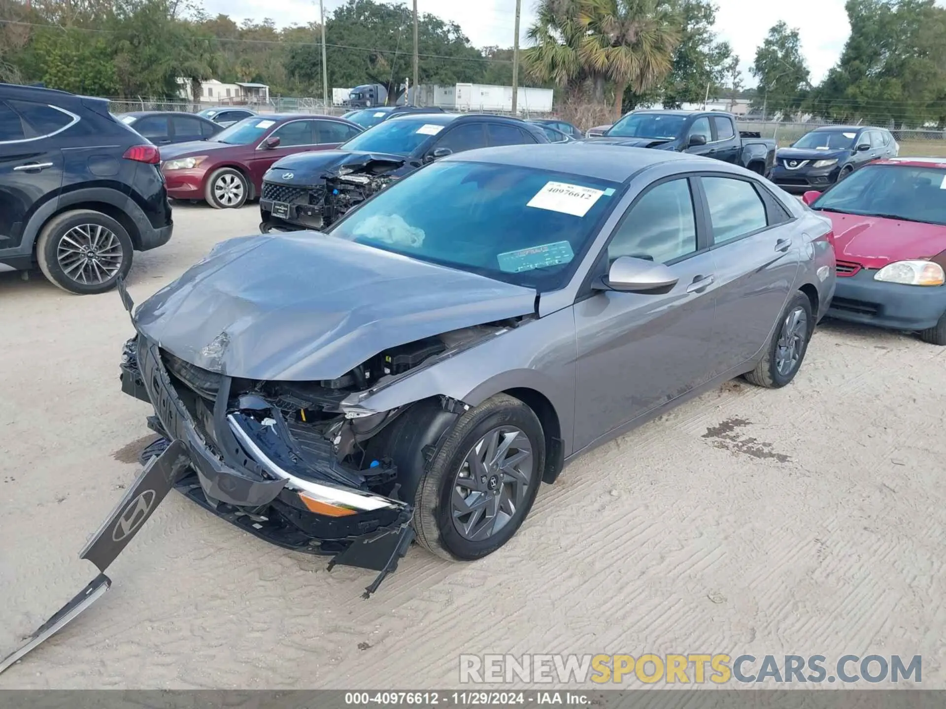 2 Photograph of a damaged car KMHLM4DG3RU693115 HYUNDAI ELANTRA 2024