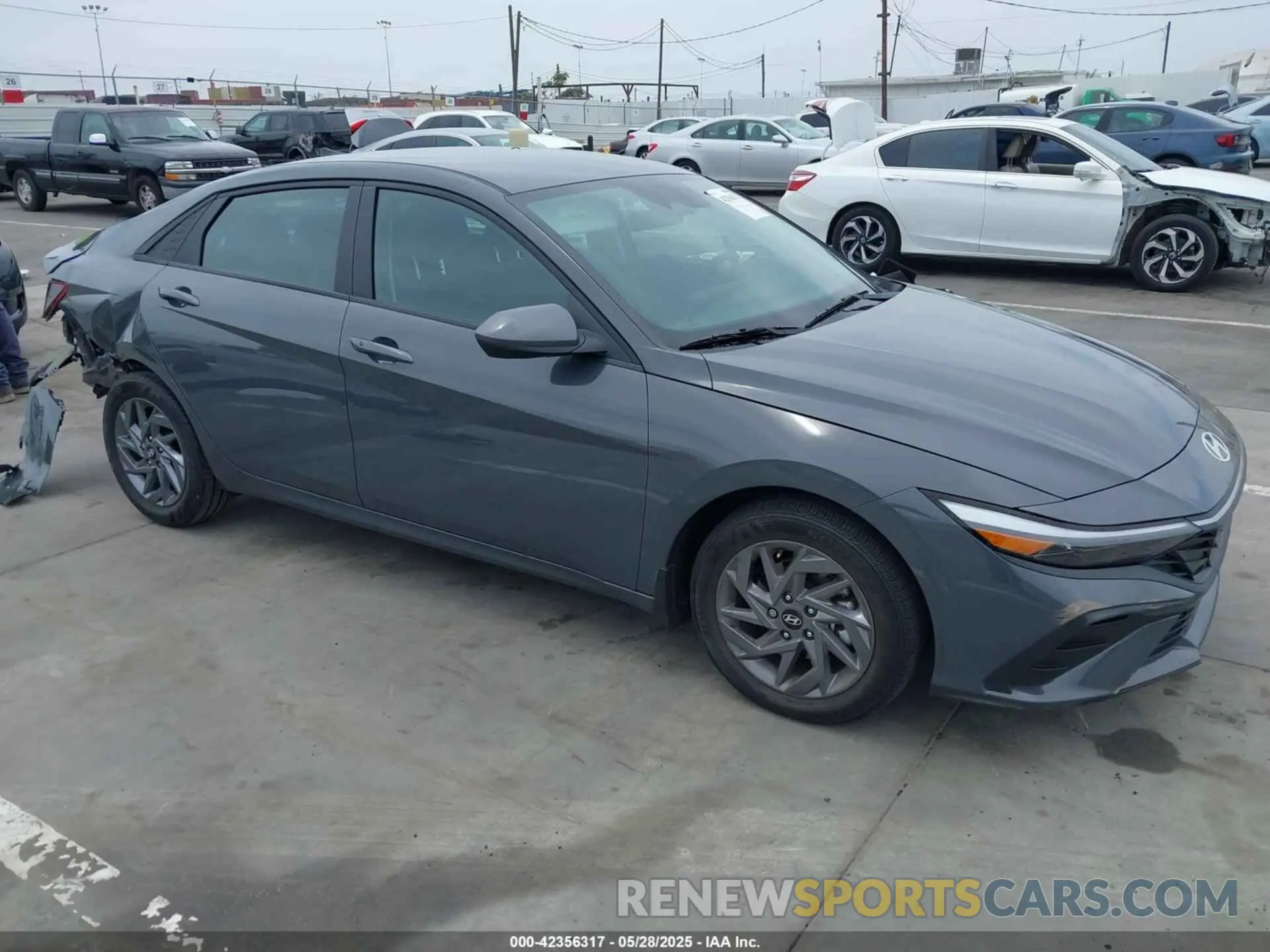 1 Photograph of a damaged car KMHLM4DG3RU703920 HYUNDAI ELANTRA 2024
