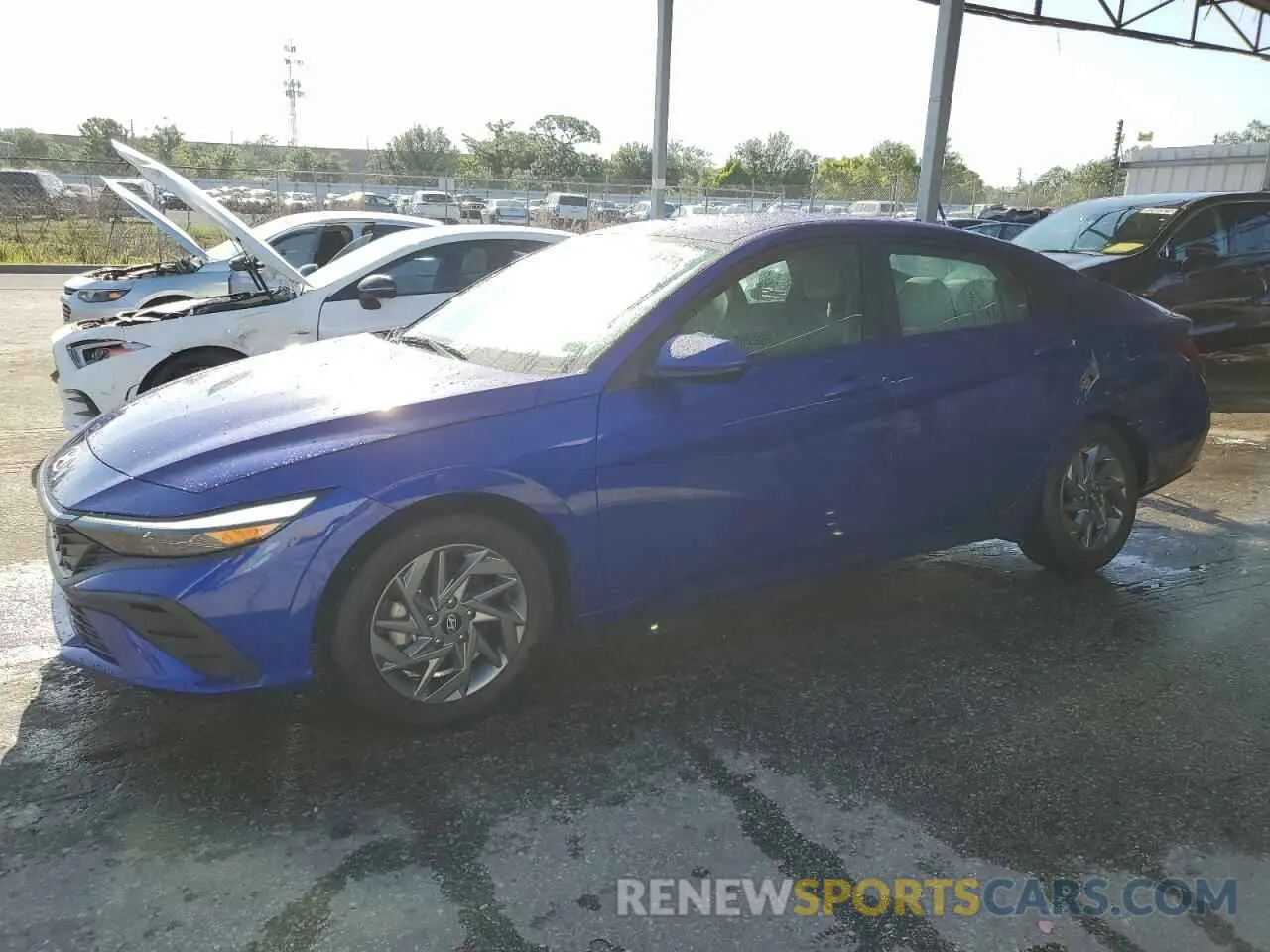 1 Photograph of a damaged car KMHLM4DG3RU704727 HYUNDAI ELANTRA 2024