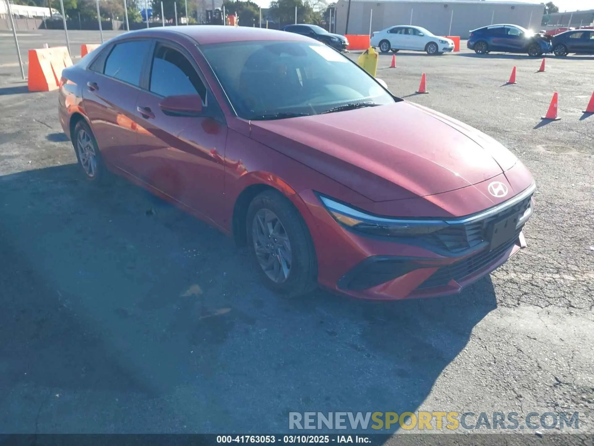 1 Photograph of a damaged car KMHLM4DG3RU709166 HYUNDAI ELANTRA 2024