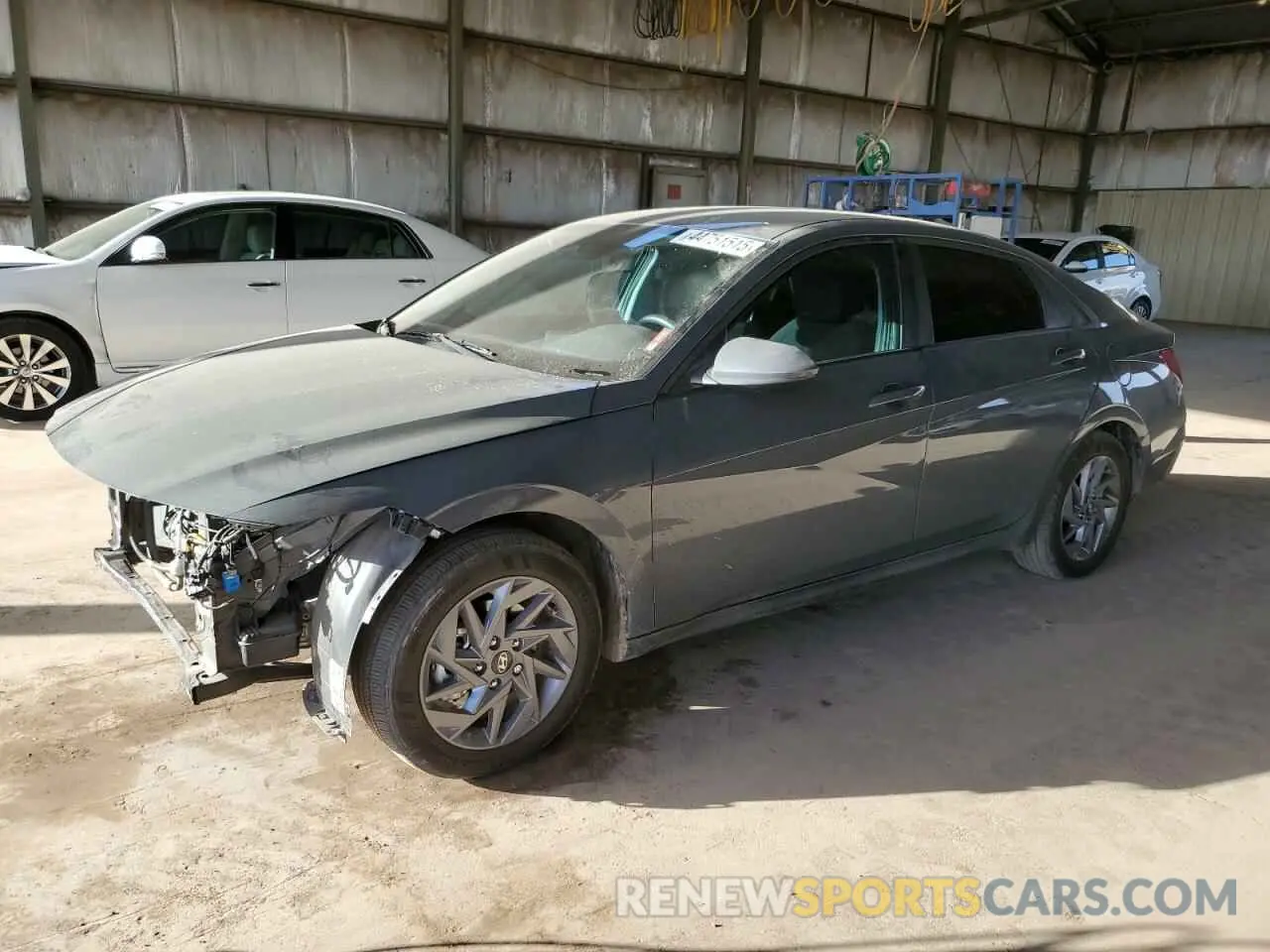 1 Photograph of a damaged car KMHLM4DG3RU751580 HYUNDAI ELANTRA 2024