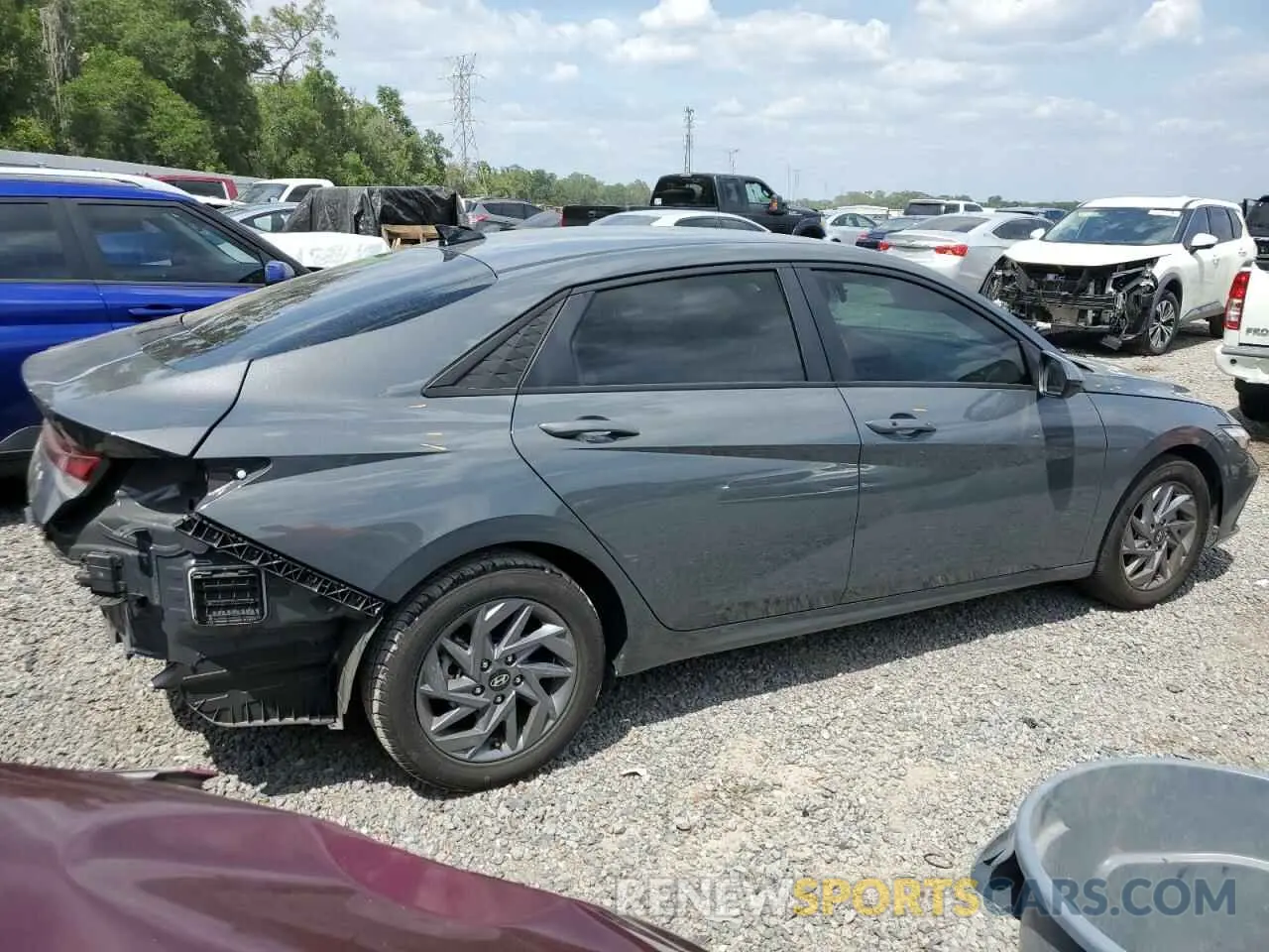 3 Photograph of a damaged car KMHLM4DG3RU755189 HYUNDAI ELANTRA 2024