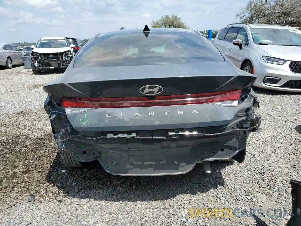 6 Photograph of a damaged car KMHLM4DG3RU755189 HYUNDAI ELANTRA 2024