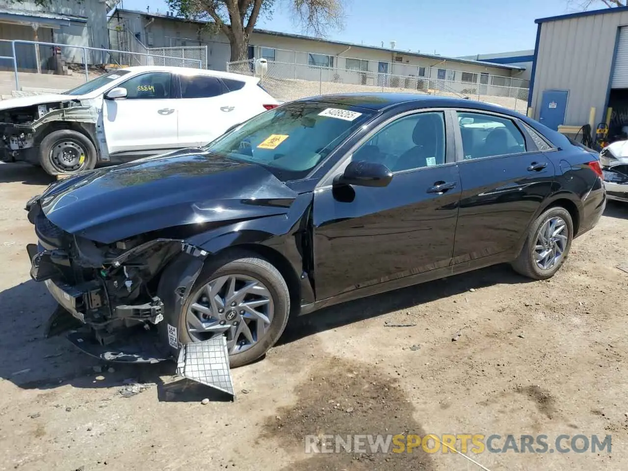 1 Photograph of a damaged car KMHLM4DG3RU757170 HYUNDAI ELANTRA 2024
