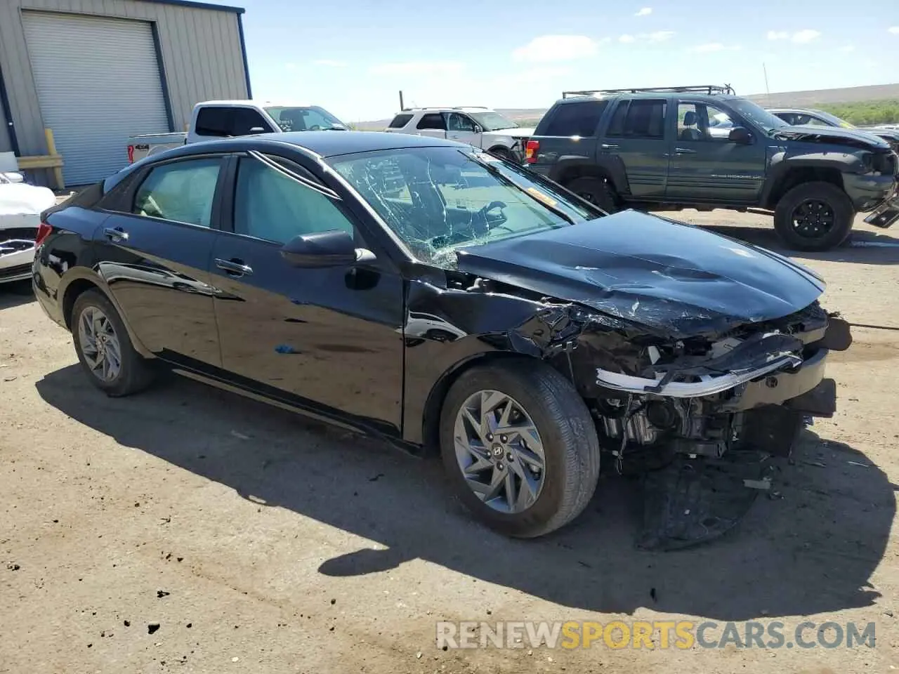 4 Photograph of a damaged car KMHLM4DG3RU757170 HYUNDAI ELANTRA 2024
