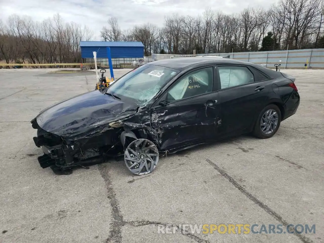 1 Photograph of a damaged car KMHLM4DG3RU761221 HYUNDAI ELANTRA 2024