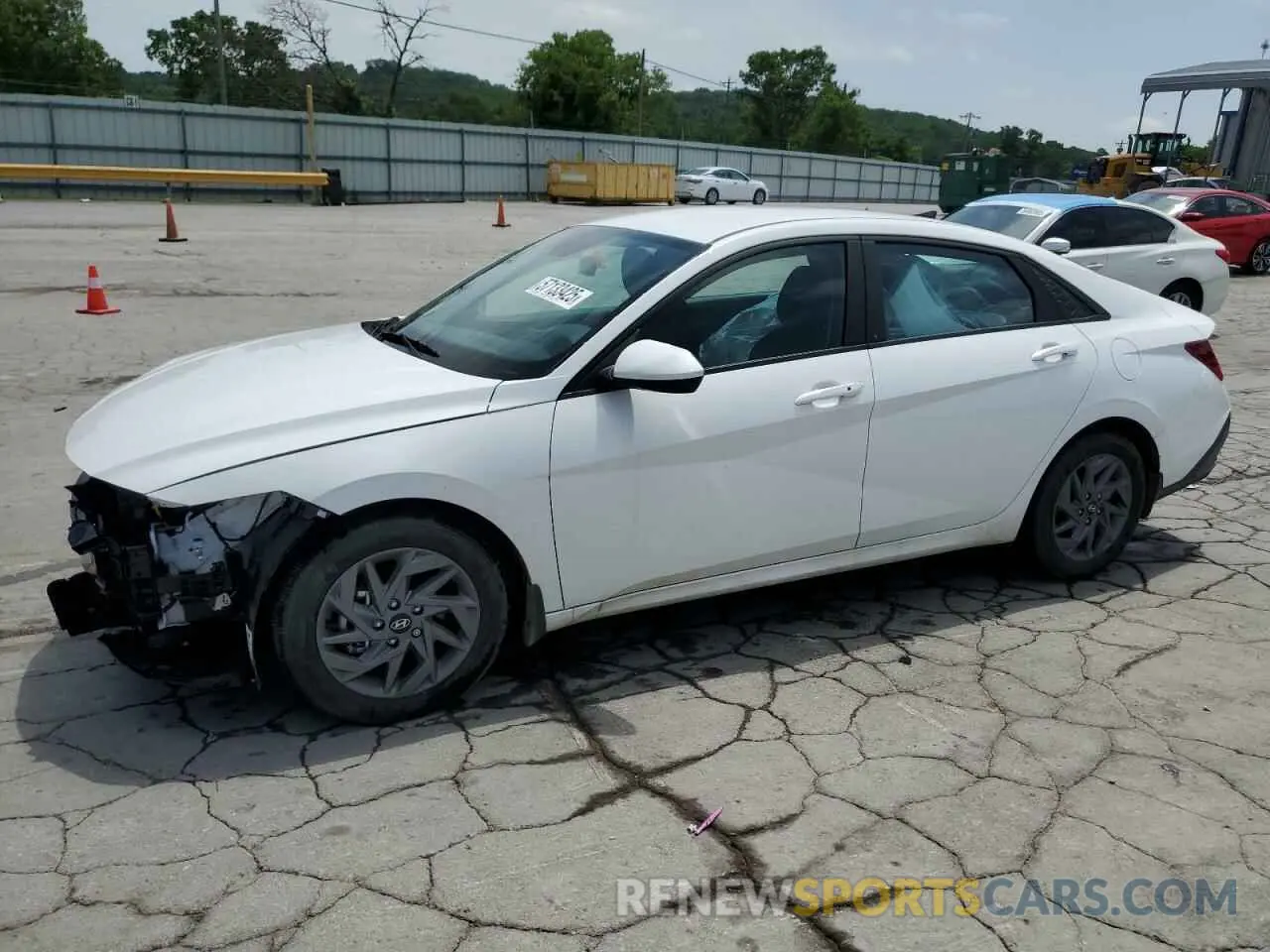 1 Photograph of a damaged car KMHLM4DG3RU770176 HYUNDAI ELANTRA 2024