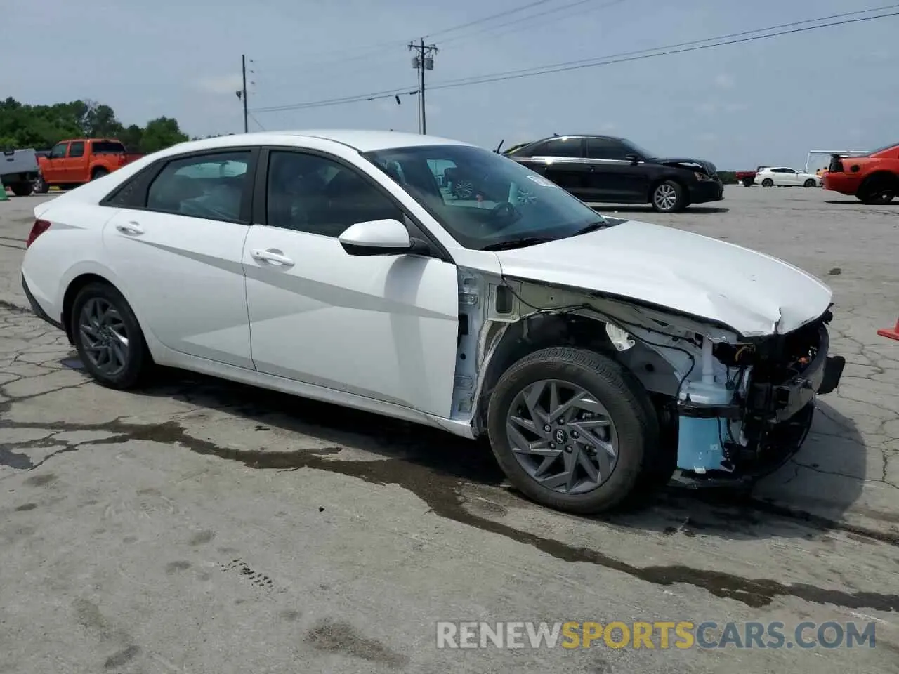 4 Photograph of a damaged car KMHLM4DG3RU770176 HYUNDAI ELANTRA 2024