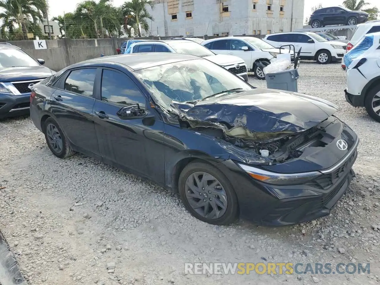 4 Photograph of a damaged car KMHLM4DG3RU776253 HYUNDAI ELANTRA 2024