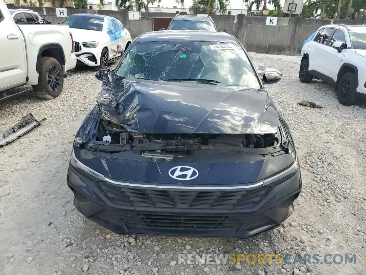 5 Photograph of a damaged car KMHLM4DG3RU776253 HYUNDAI ELANTRA 2024