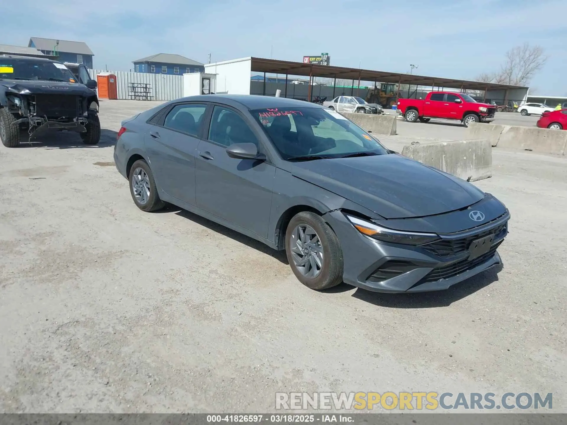 1 Photograph of a damaged car KMHLM4DG3RU792467 HYUNDAI ELANTRA 2024