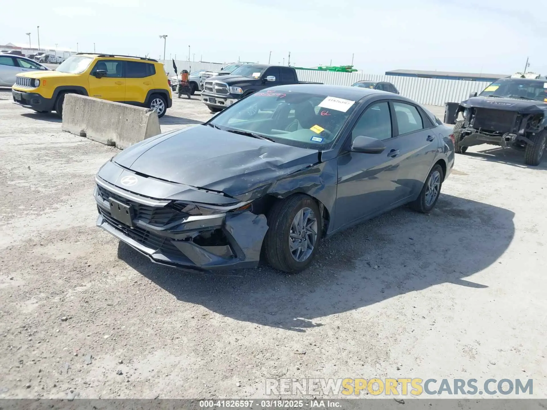 2 Photograph of a damaged car KMHLM4DG3RU792467 HYUNDAI ELANTRA 2024