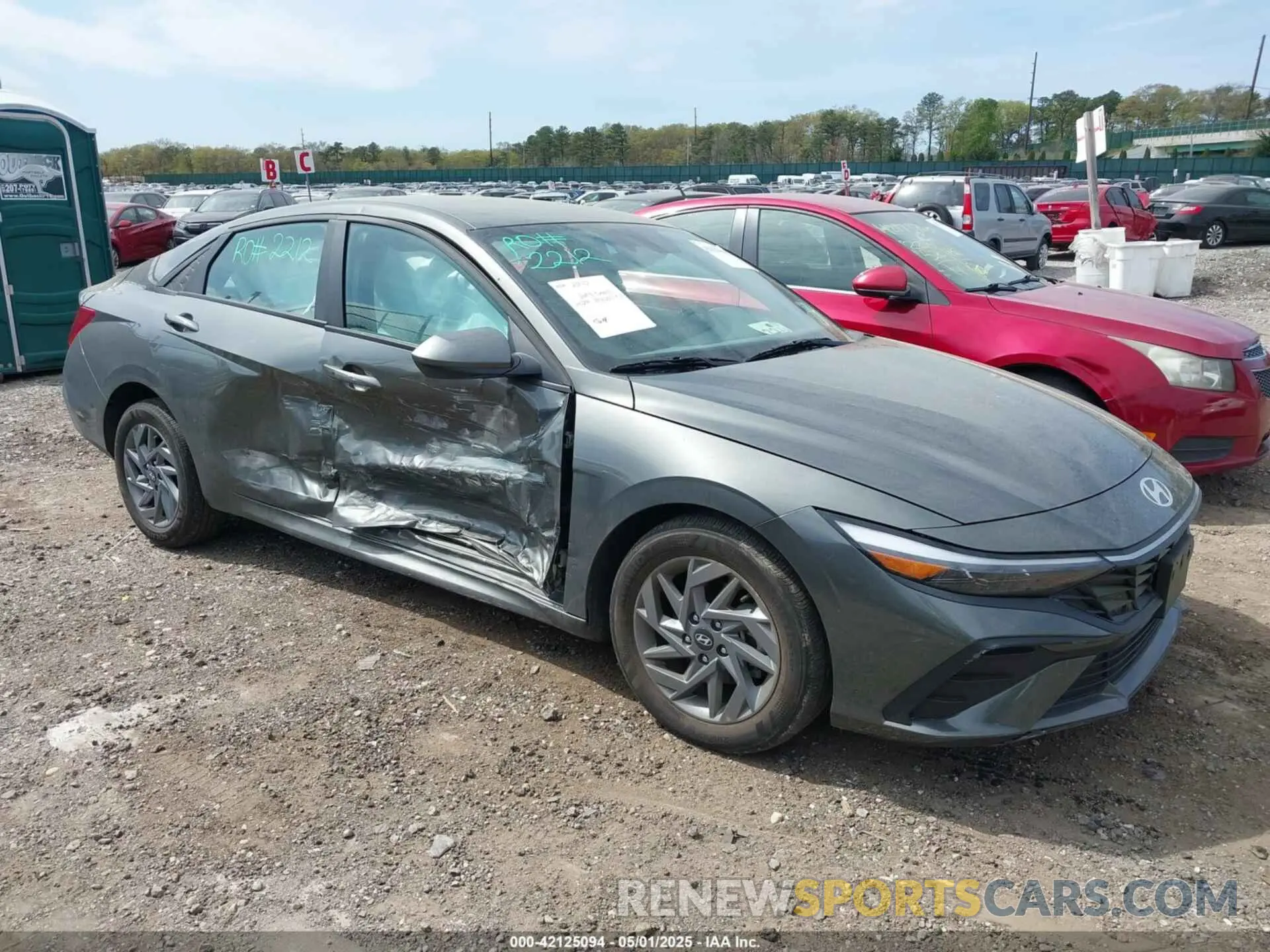 1 Photograph of a damaged car KMHLM4DG3RU812894 HYUNDAI ELANTRA 2024