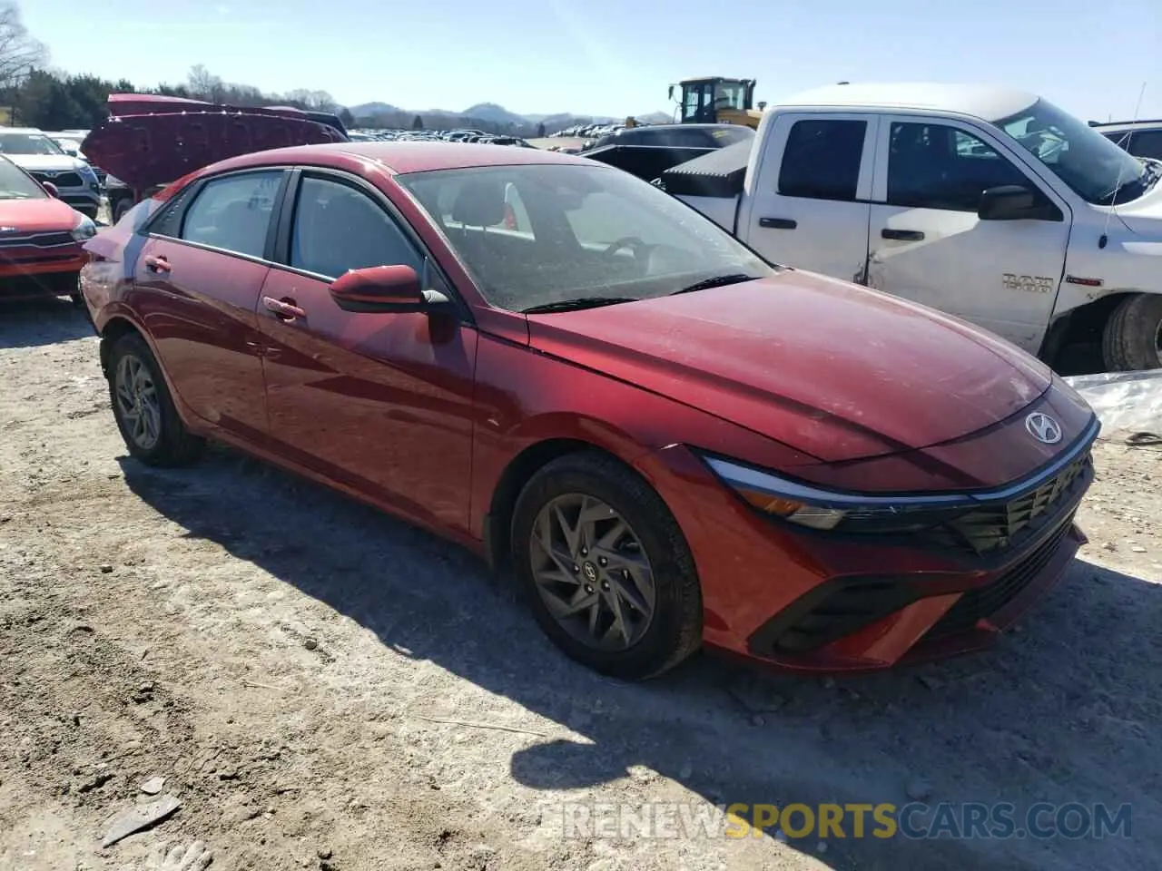 4 Photograph of a damaged car KMHLM4DG3RU830649 HYUNDAI ELANTRA 2024