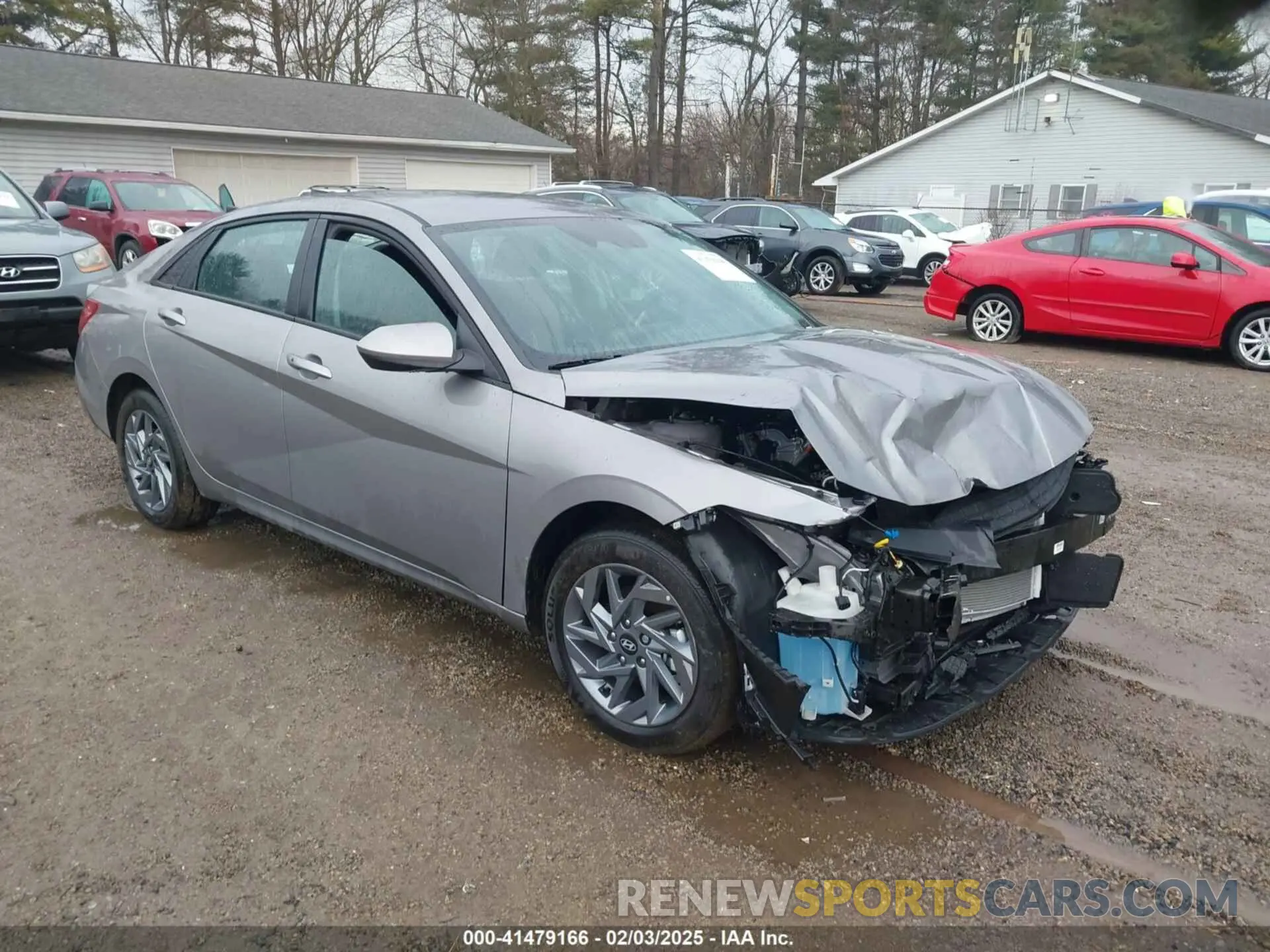 1 Photograph of a damaged car KMHLM4DG3RU836726 HYUNDAI ELANTRA 2024