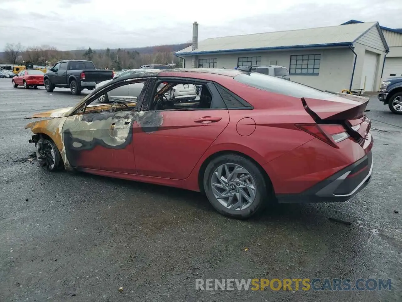 2 Photograph of a damaged car KMHLM4DG3RU845359 HYUNDAI ELANTRA 2024