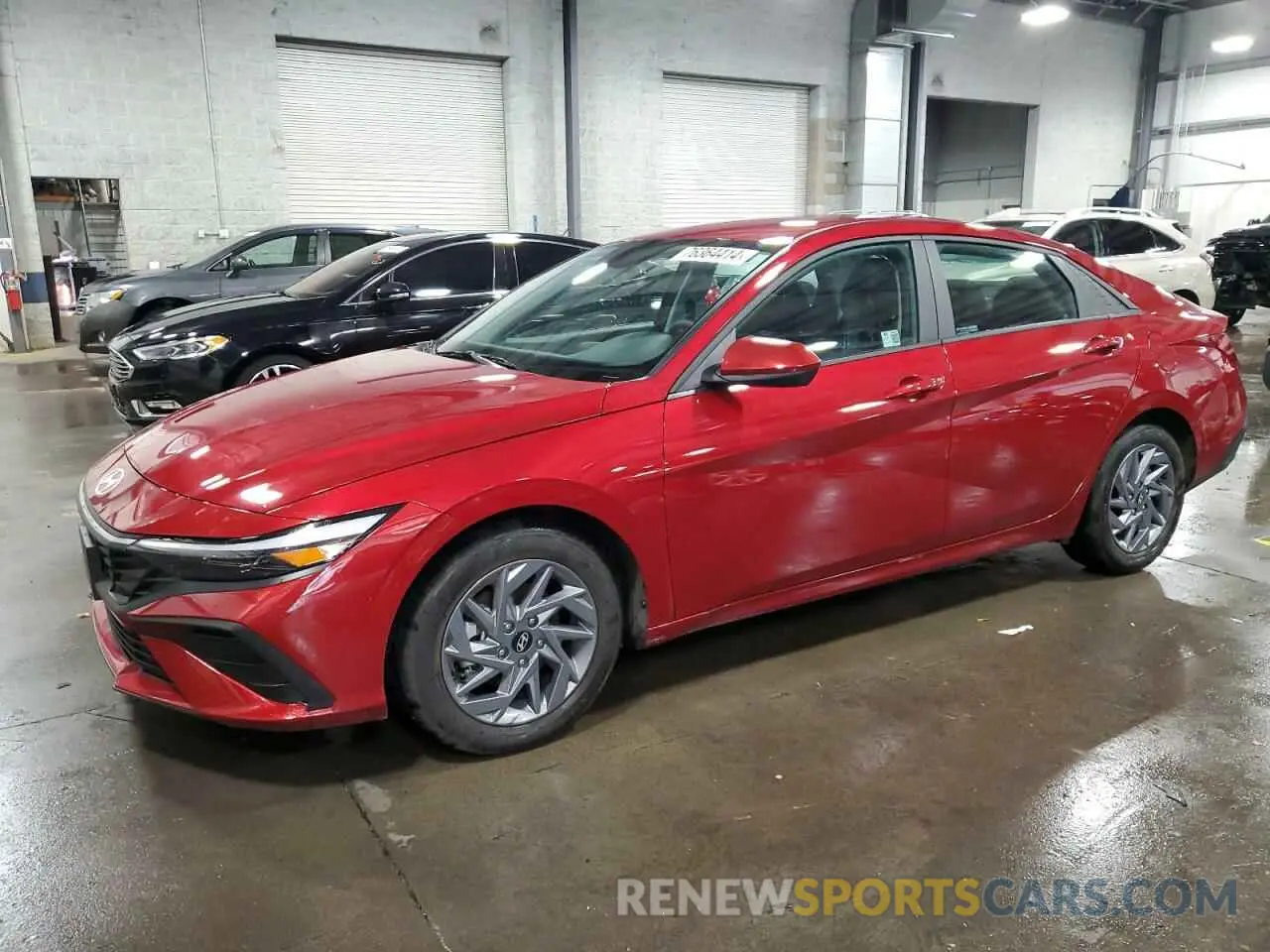 1 Photograph of a damaged car KMHLM4DG4RU642433 HYUNDAI ELANTRA 2024