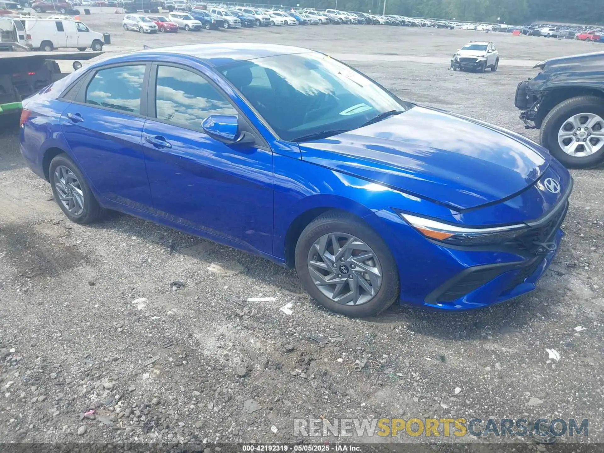 1 Photograph of a damaged car KMHLM4DG4RU650273 HYUNDAI ELANTRA 2024