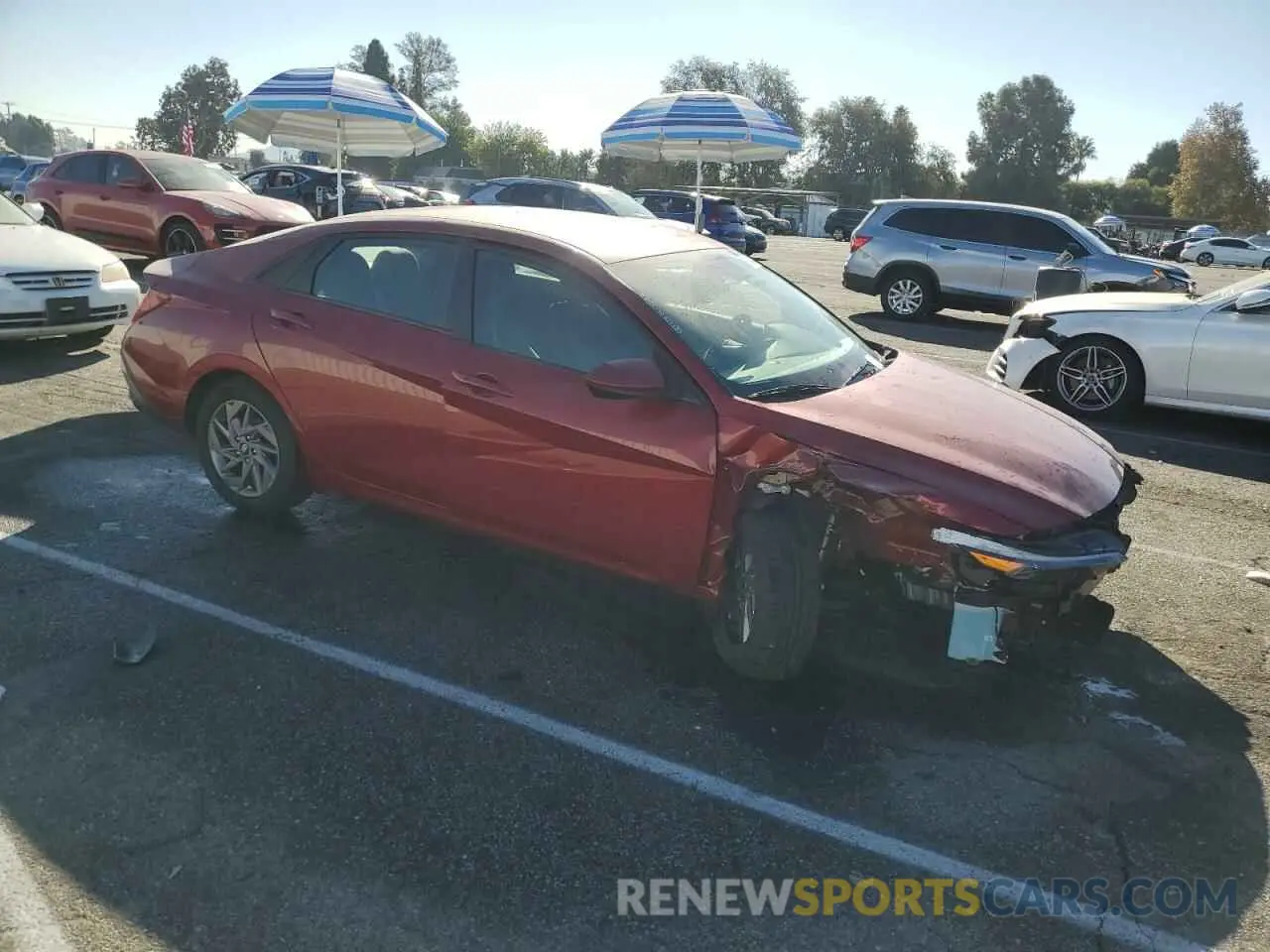 4 Photograph of a damaged car KMHLM4DG4RU657451 HYUNDAI ELANTRA 2024