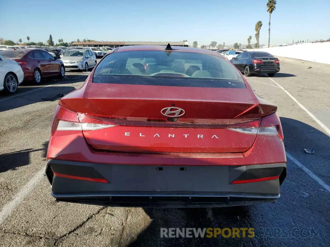 6 Photograph of a damaged car KMHLM4DG4RU657451 HYUNDAI ELANTRA 2024