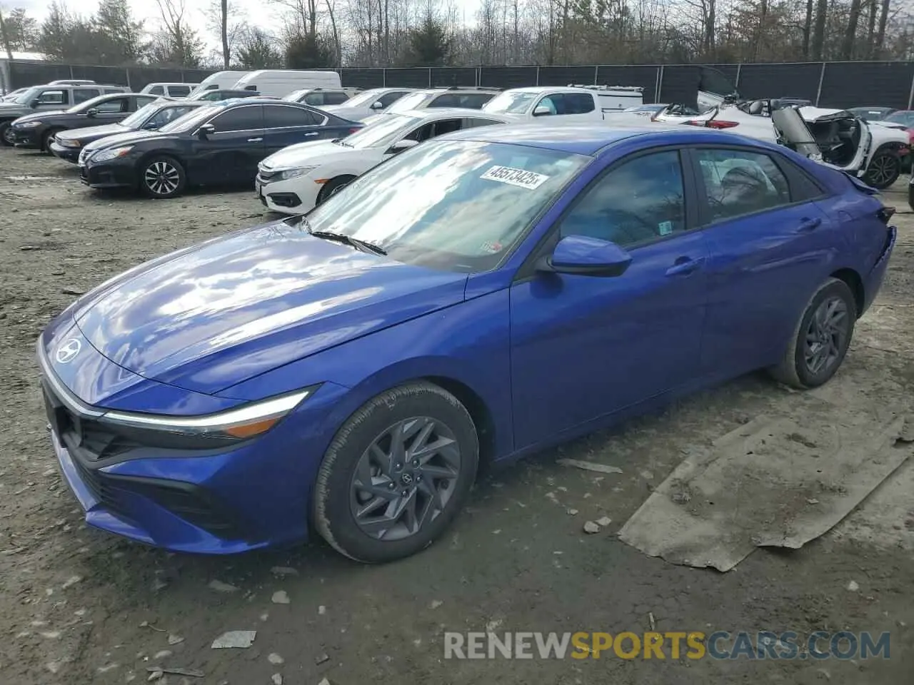 1 Photograph of a damaged car KMHLM4DG4RU658809 HYUNDAI ELANTRA 2024