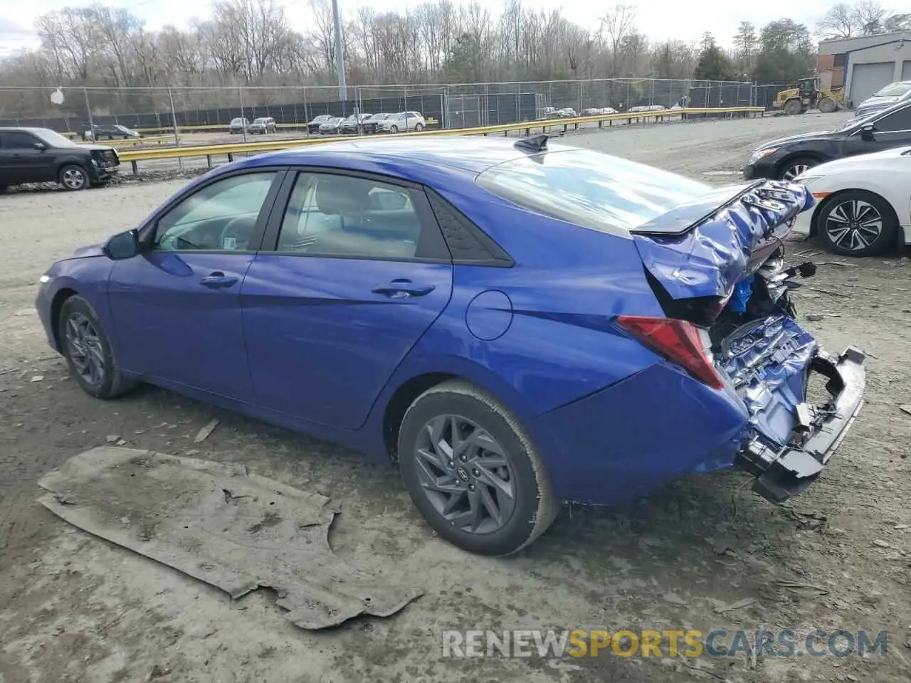2 Photograph of a damaged car KMHLM4DG4RU658809 HYUNDAI ELANTRA 2024