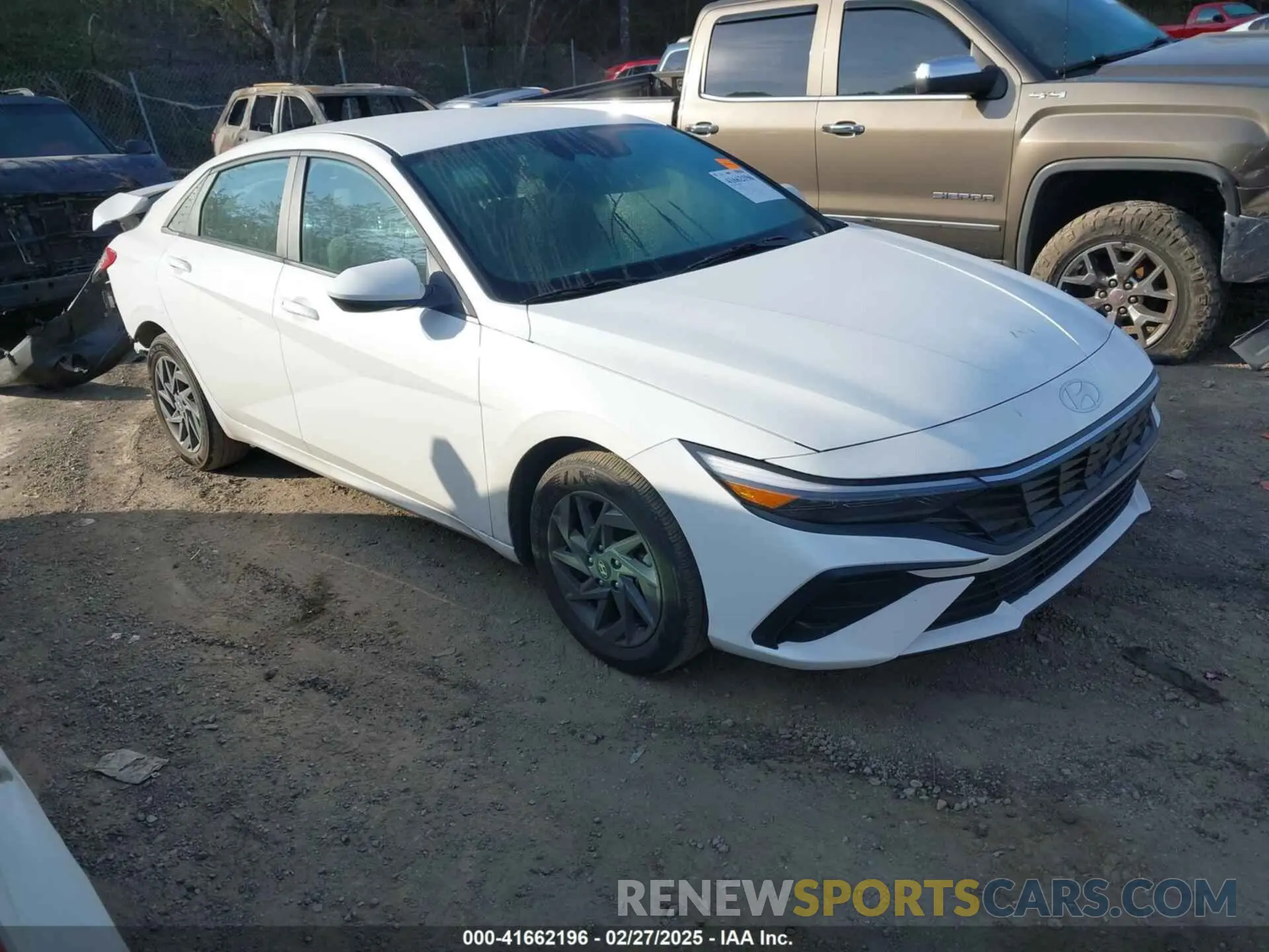 1 Photograph of a damaged car KMHLM4DG4RU681037 HYUNDAI ELANTRA 2024