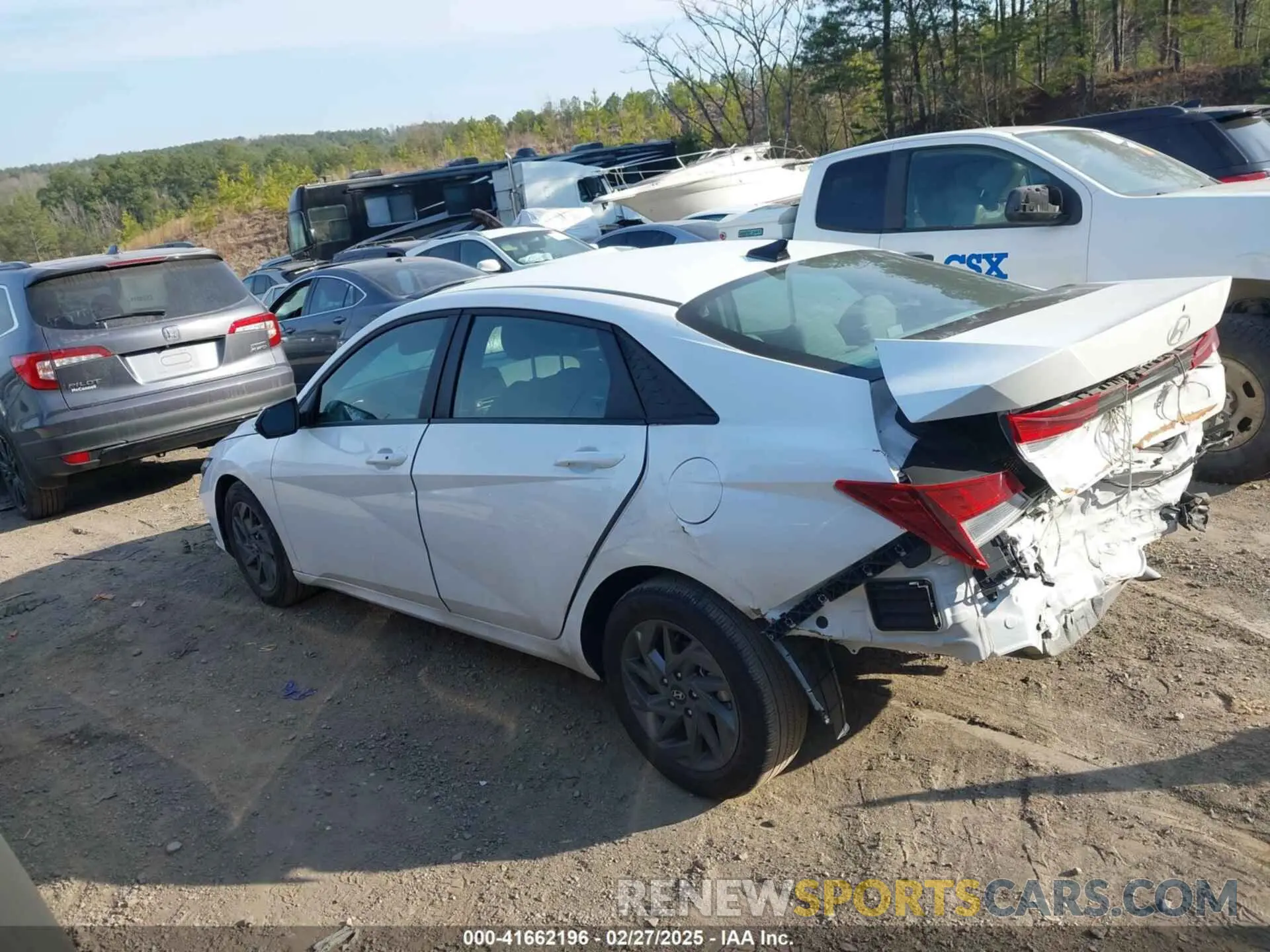 14 Photograph of a damaged car KMHLM4DG4RU681037 HYUNDAI ELANTRA 2024