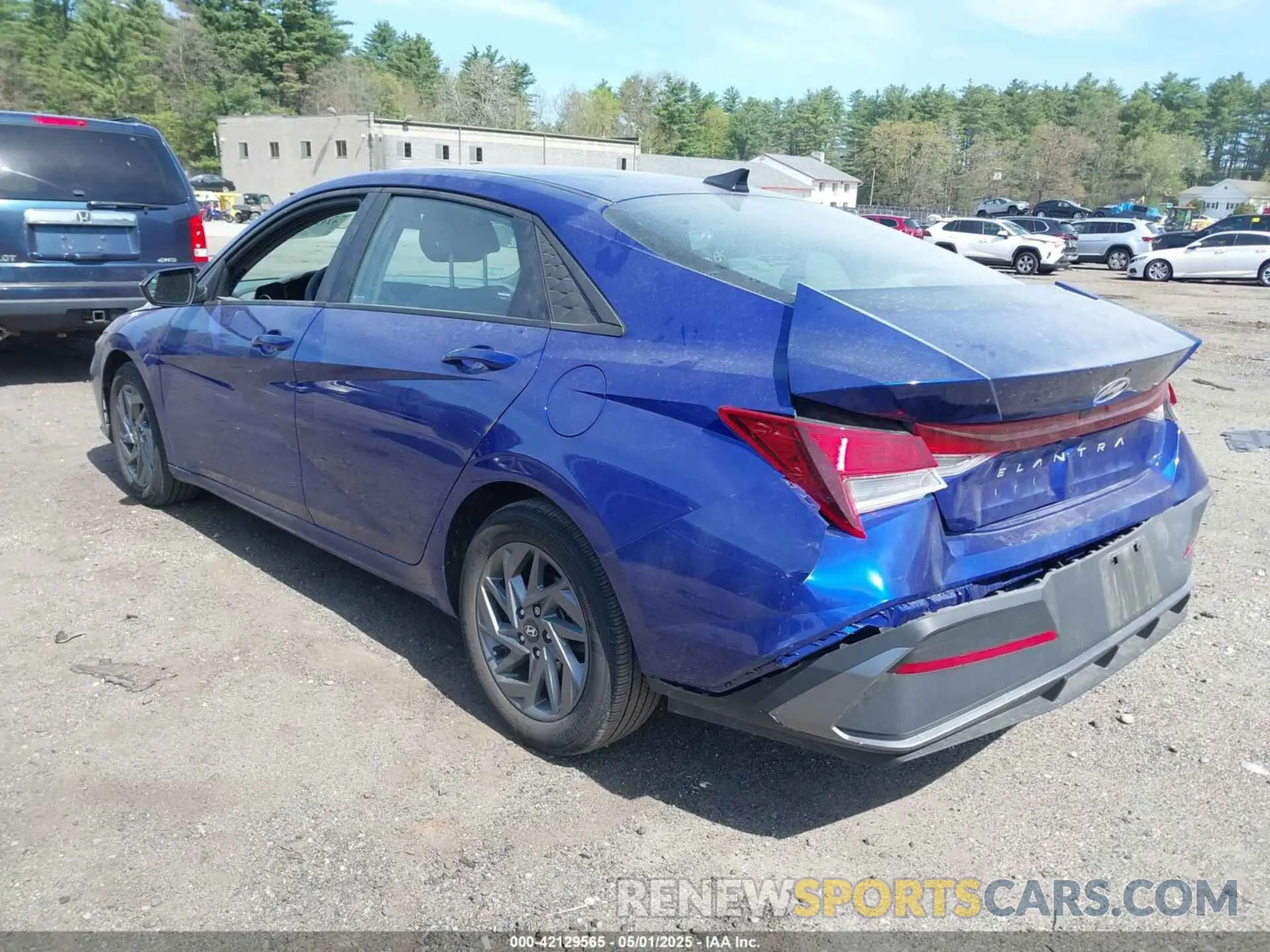 3 Photograph of a damaged car KMHLM4DG4RU686738 HYUNDAI ELANTRA 2024