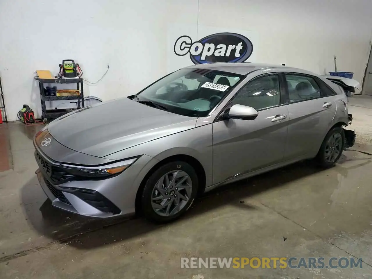 1 Photograph of a damaged car KMHLM4DG4RU694578 HYUNDAI ELANTRA 2024
