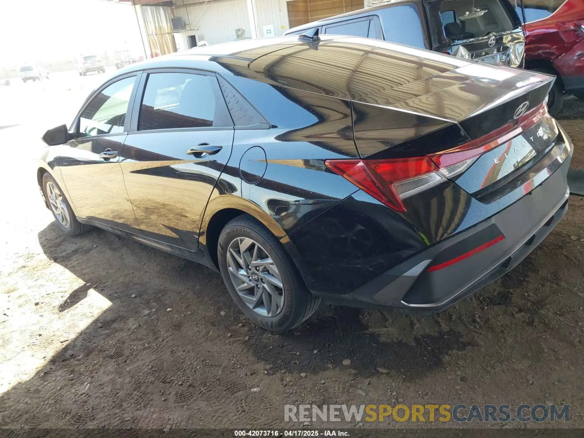 3 Photograph of a damaged car KMHLM4DG4RU696198 HYUNDAI ELANTRA 2024
