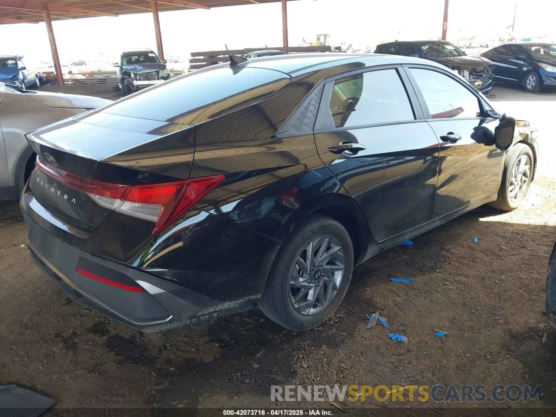 4 Photograph of a damaged car KMHLM4DG4RU696198 HYUNDAI ELANTRA 2024