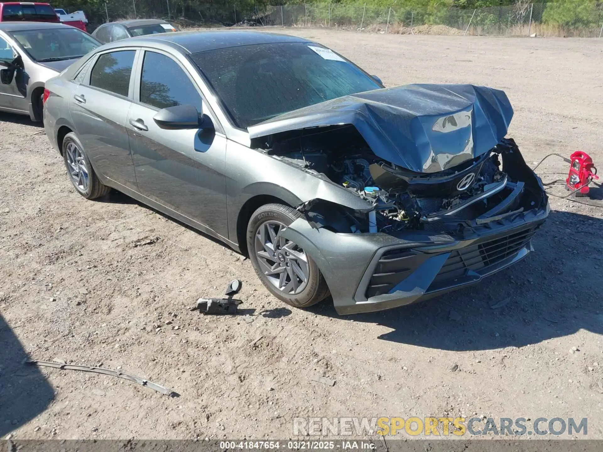 1 Photograph of a damaged car KMHLM4DG4RU707815 HYUNDAI ELANTRA 2024